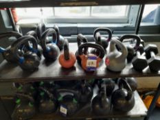 Quantity of Kettle Bells And Dumbbells of Various Weights