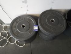 4x 25kg and 4x 20kg weights