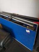 2x Portable Blue Table Tennis Tables (Requires Fixing)