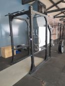 Eleiko Squat Rack/Deadlift Station With Chin Up Bar, Quantity of Weights And Floor Protector. Approx