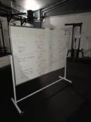 Double Sided Mobile White Board