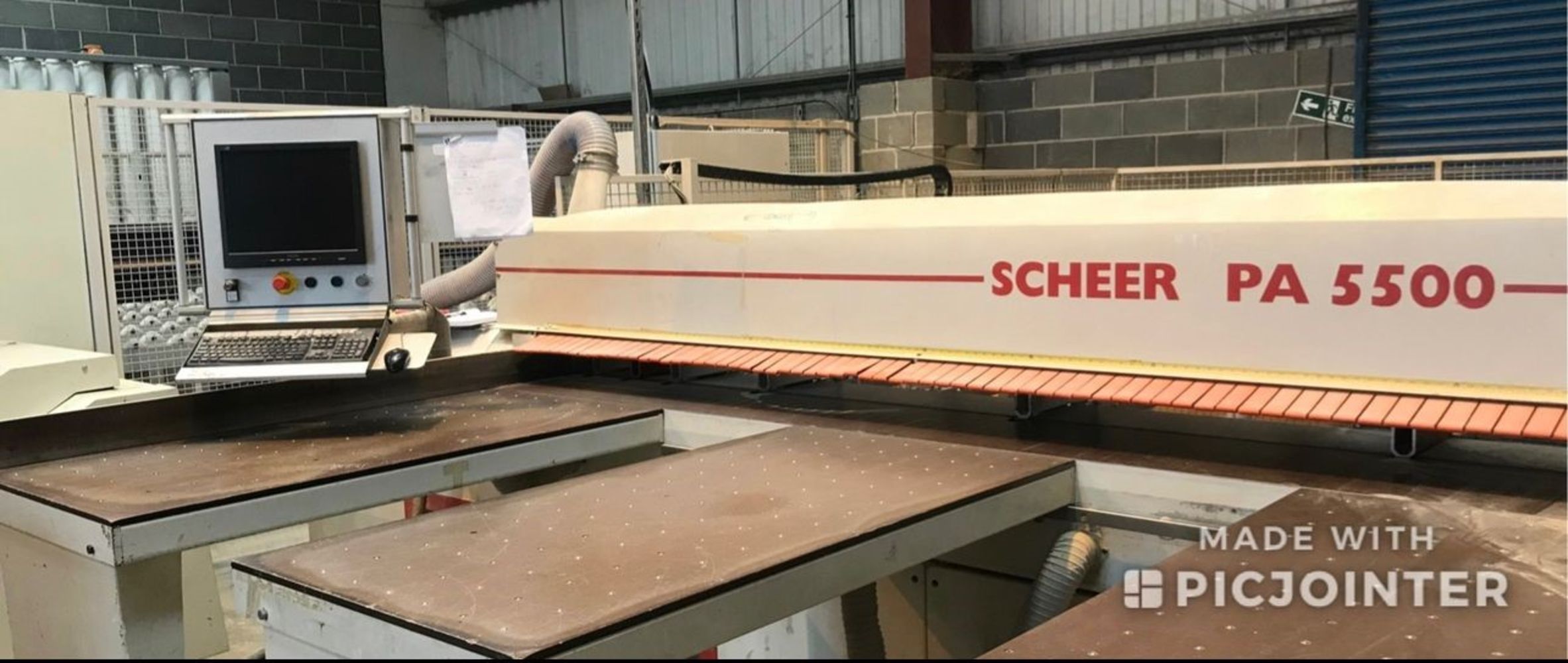 Short Notice Sale of Scheer PA 5500 CNC Beam Saw