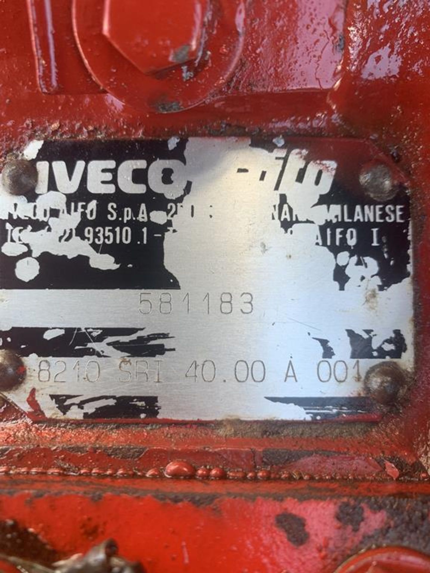 Iveco 8210SRI40 Diesel water pump 527hours - Image 5 of 6