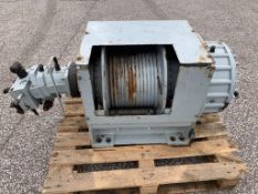 Large Heavy Duty Hydraulic winch Ex Mod