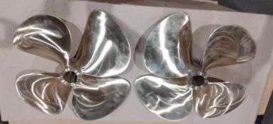 Handed Pair Hamble 21X17.7 Propellers. New