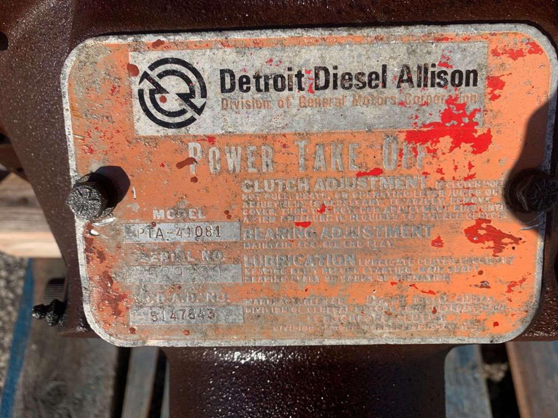 GM Detroit 353 Diesel engine Used - Image 5 of 6