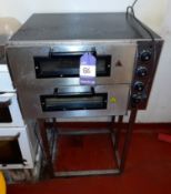 Unknown P 500-2 240V double deck pizza oven