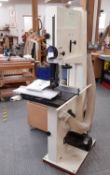 Axminster JWBS-18 Band Saw, Serial Number 308641, A Risk Assessment and Method Statement will need