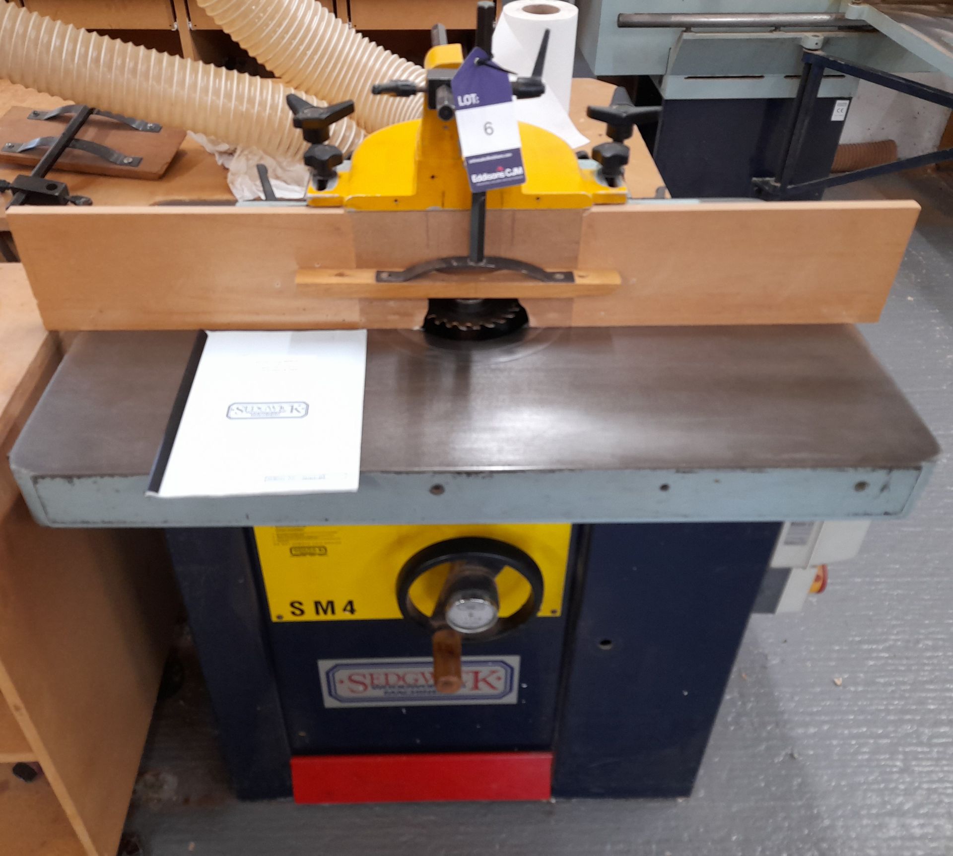 Sedgwick SM4 Spindle Moulder, Serial Number SM4G48 (Located in Axminster, Devon)