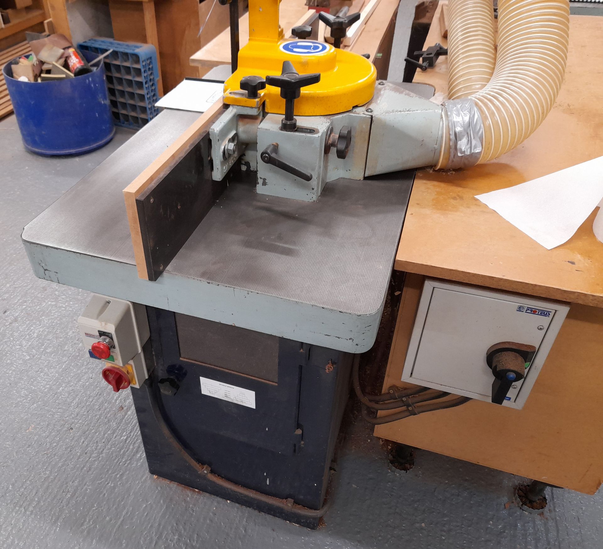 Sedgwick SM4 Spindle Moulder, Serial Number SM4G48 (Located in Axminster, Devon) - Image 3 of 6