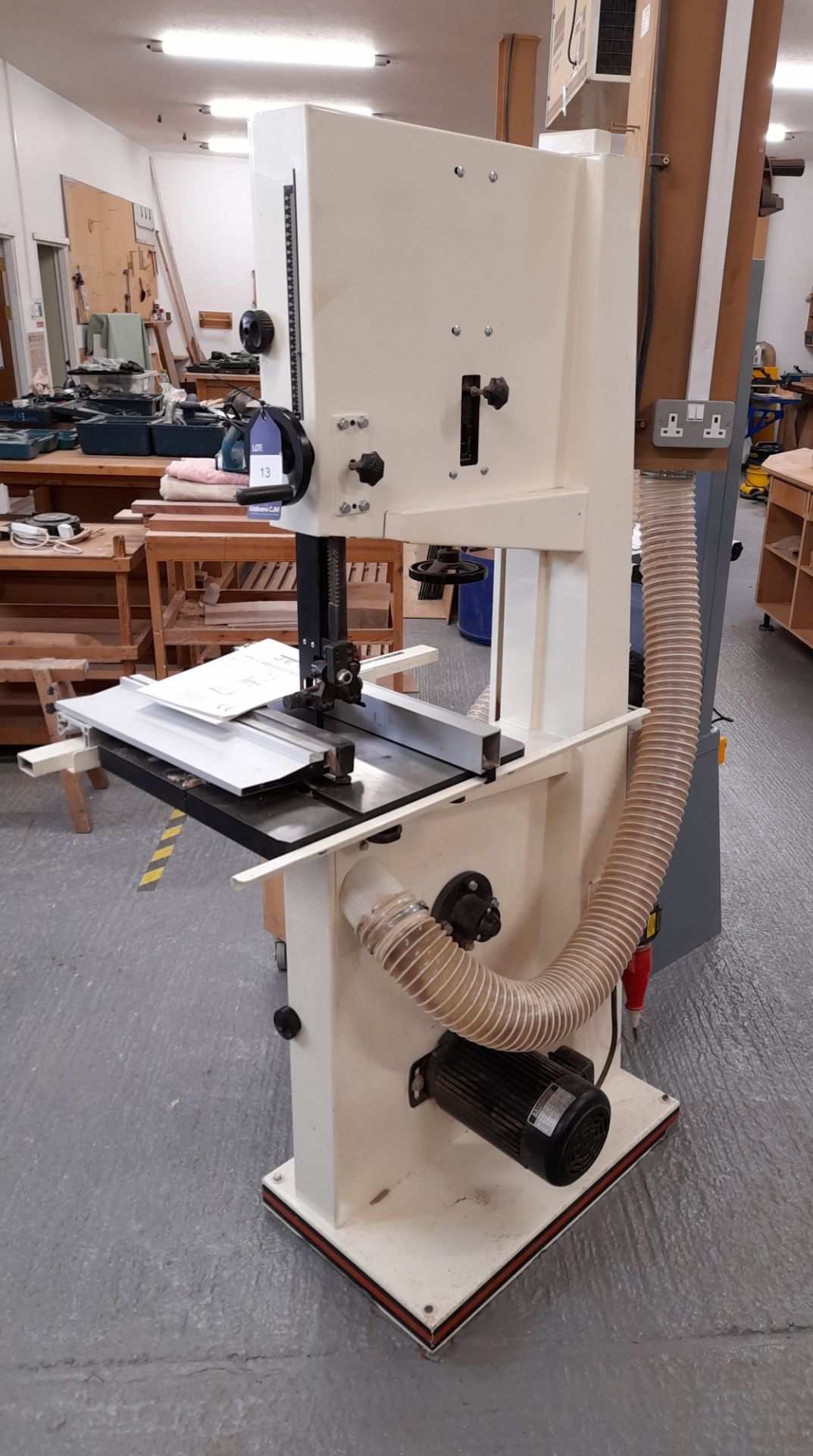 Axminster JWBS-18 Band Saw, Serial Number 308641, A Risk Assessment and Method Statement will need - Image 4 of 5