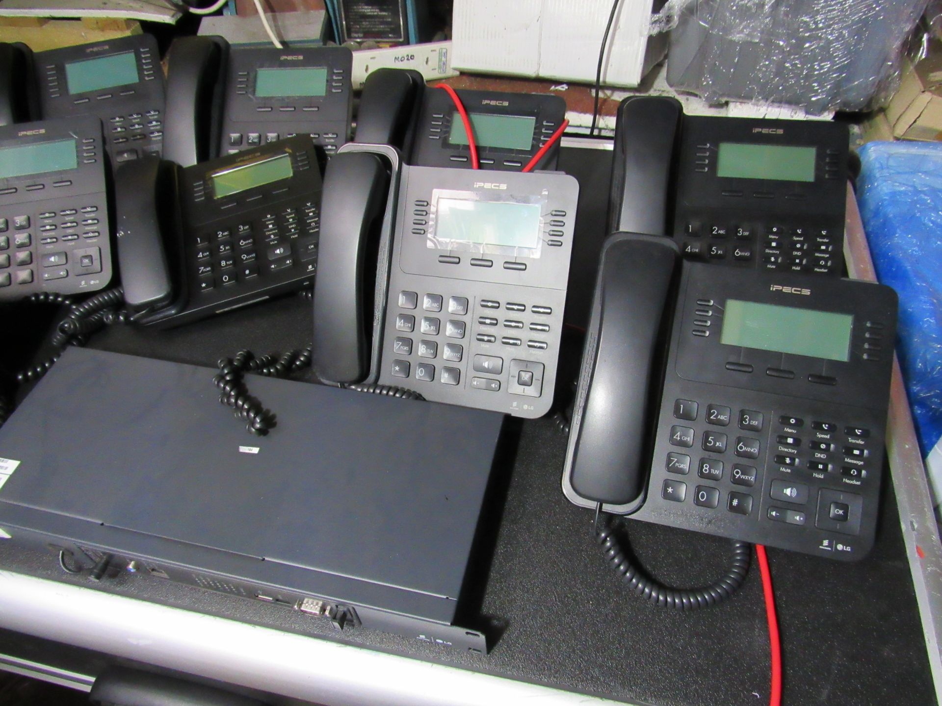 Ericsson LG iPECS Phone system bundle, including 9 LIP-9030 Phones and iPECS 4 line Controller/PBX - Image 2 of 8