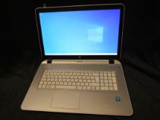 HP Pavilion Laptop, 17-f085sa, 17in Screen, Intel i5-4210U, 8 GB RAM, 1TB HDD, Beatsaudio, Serial