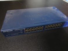 Netgear JGS524 Prosafe 24 Port Gigabit Switch. Located at Bradford, BD9