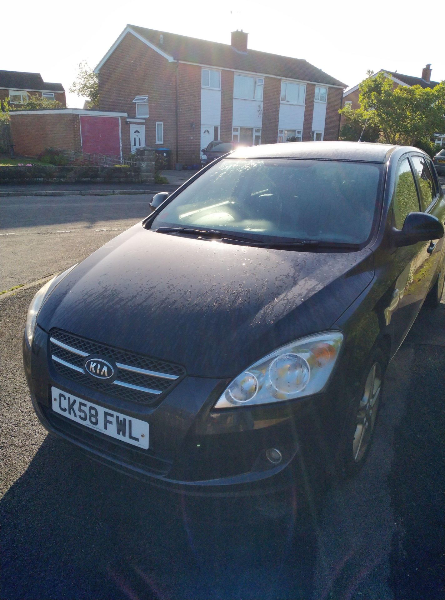 Kia Ceed, Registration CK58FWL, Date registered 30 September 2008, Black, Diesel, MOT valid until 29 - Image 2 of 6