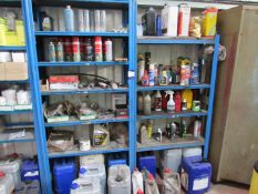 2 bays stock racking and quantity of Consumables (