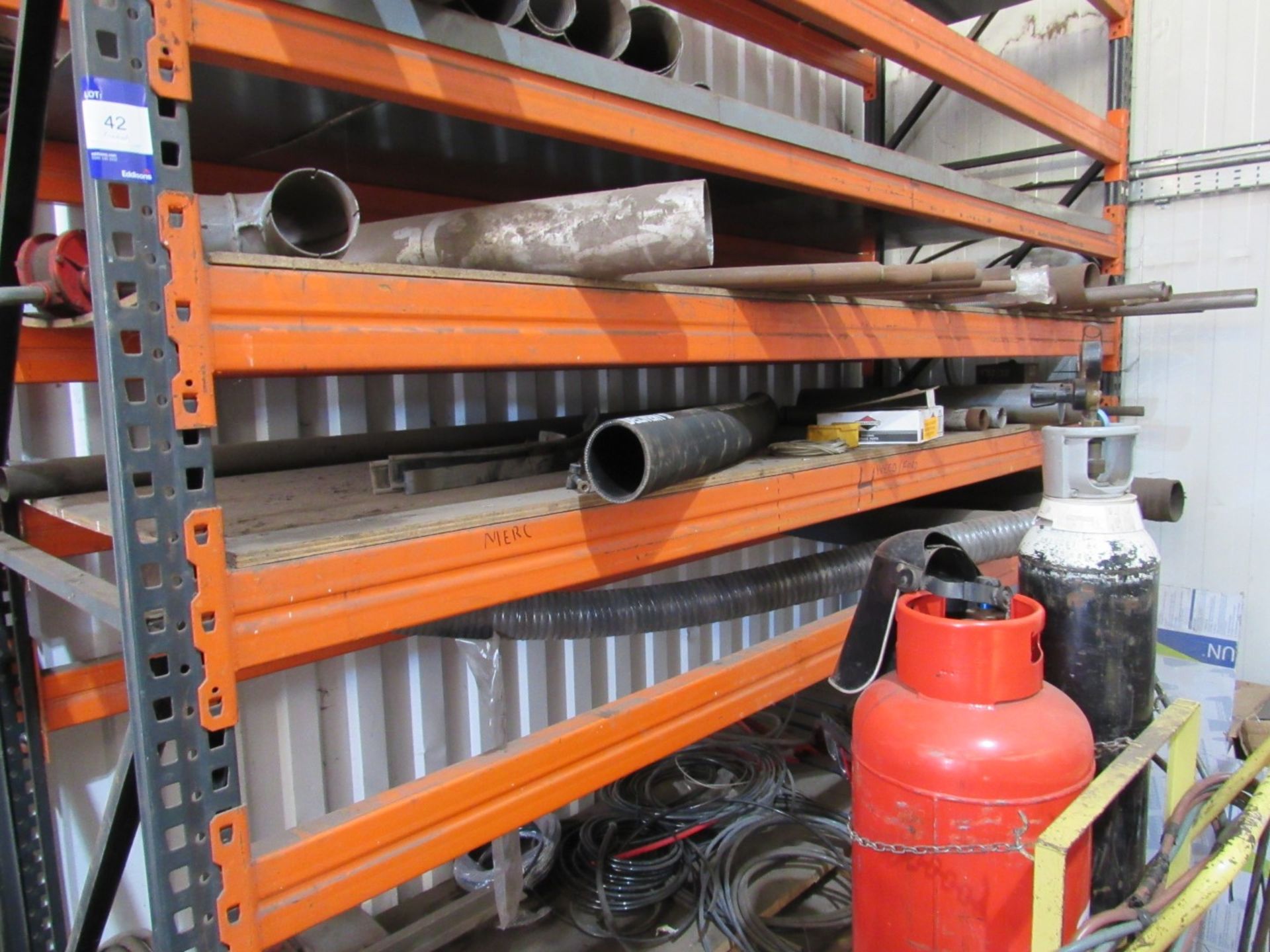 Quantity of assorted tube and pipe to rack, (rackin - Image 2 of 3