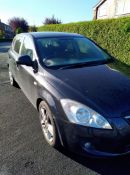 Kia Ceed, Registration CK58FWL, Date registered 30 September 2008, Black, Diesel, MOT valid until 29