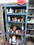 Bay stock racking and contents (*Stock contents at