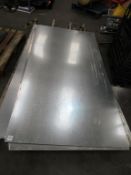 Qty of Assorted Metal Sheets inc. perforated sheets, stainless steel, aluminium etc.