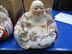 3x Boxed Fat Buddah Figures