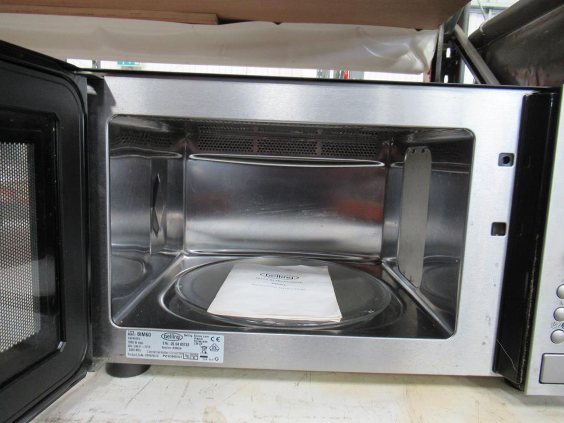 Belling BIM60 1550W Max Microwave - Image 2 of 4