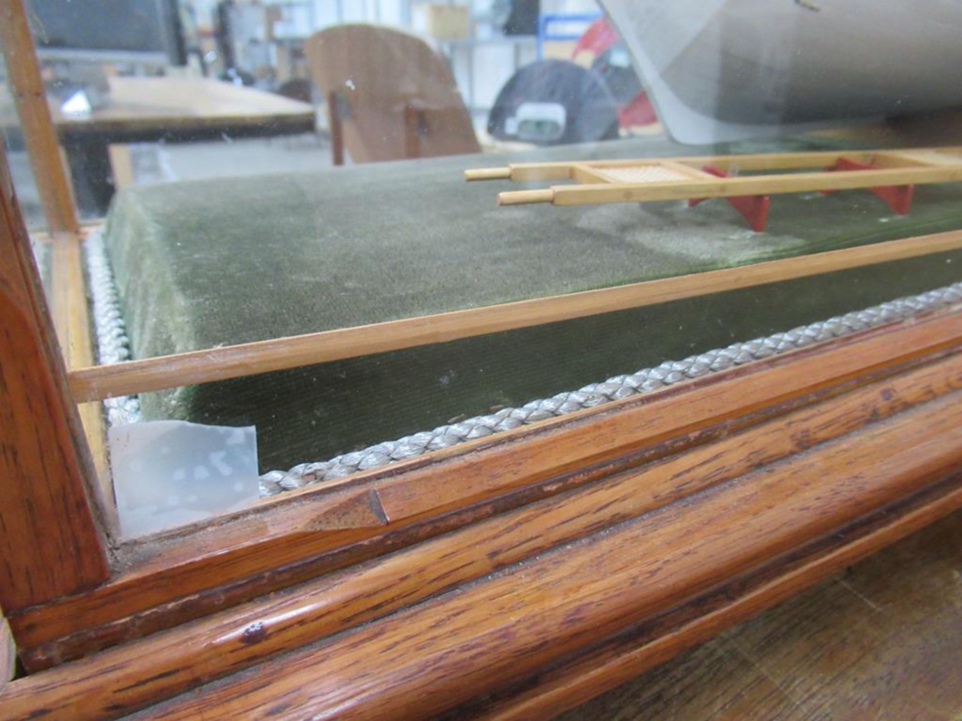 Royal Caroline Model Boat in Glass Cabinet - Image 12 of 12