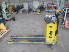 Yale MP18 Electric Powered Pedestrian Pallet Truck.