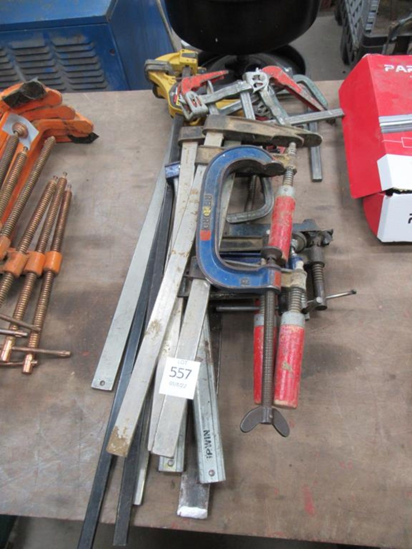 Qty of Assorted Clamps