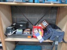 Shelf of Miscellaneous Testing Equipment/Electronics