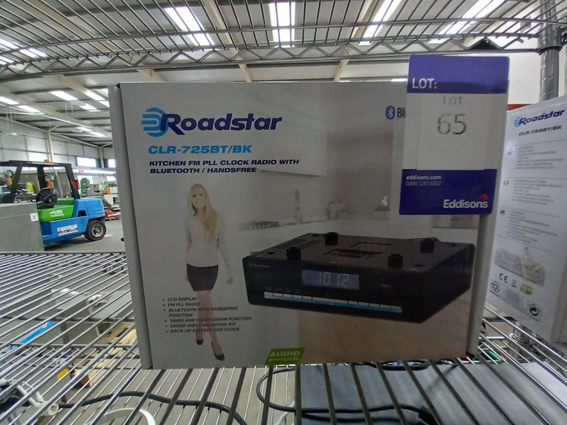 2 x Roadstar CLR-725BT/BK Kitchen Clock Radio and 2 x Roadstar CLR-725BT/BK Kitchen Clock Radio - Image 3 of 10