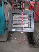 A Fireball 47E infrared heater. SPARES OR REPAIRS