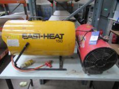 Easi-Heat 150 & Clarke Devil 850 Spaceheaters (110V & 240V)