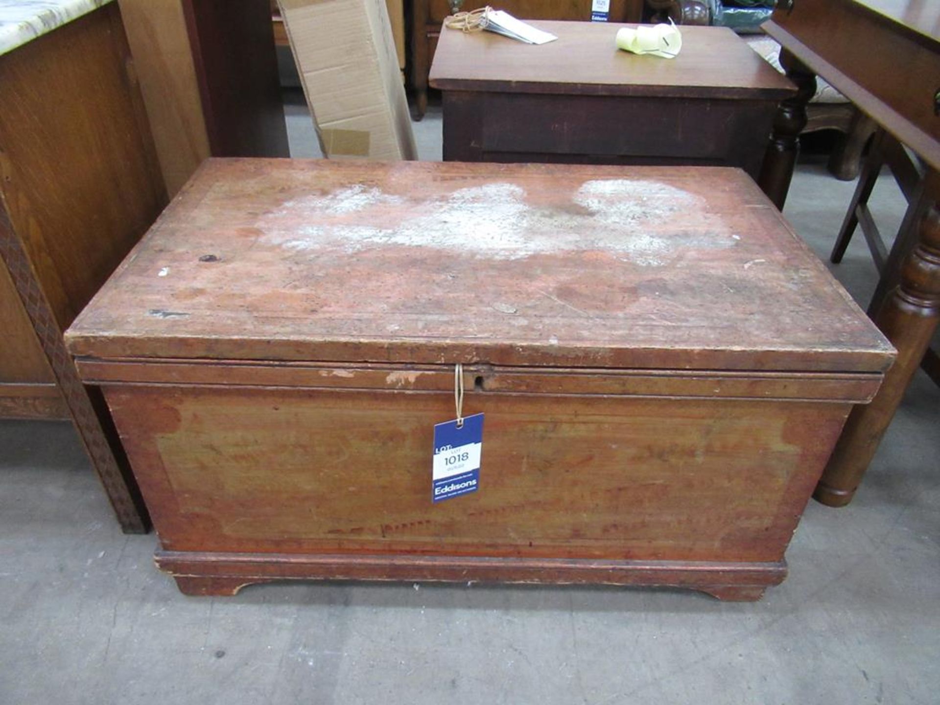 Early Oak Blanket Box