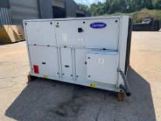 Carrier 120 Kw capacity Industrial water chiller, Model 30RA-120-BO513-PEE Dimensions 227 cm wide x