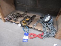 2x Chains and 1x 0.5 tonne Chain Lift