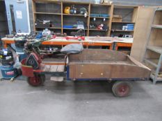 A Vintage Wrigley 3 Wheel Truck W4992. Possible Ex Rail Network - Please note this lot includes a