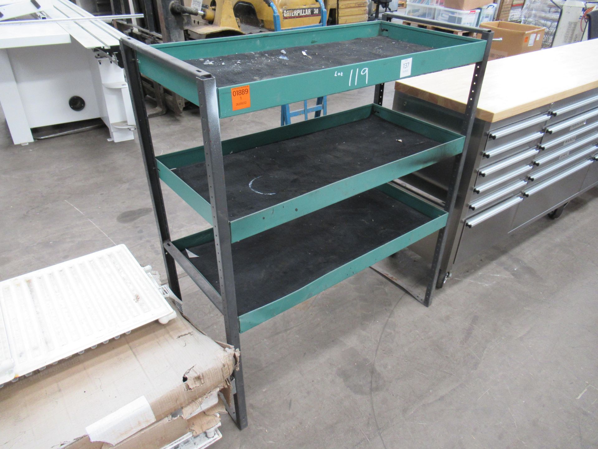 A 3 tier garage shelf unit - Image 2 of 2