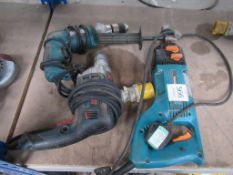 2x Makita Drills 240V and 1x Bosch Drill 110V