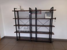 2 x 5 Tier Shelving Units