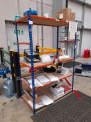 Rapid Racking 4 Tier Rack, with 2 Tier packing bench