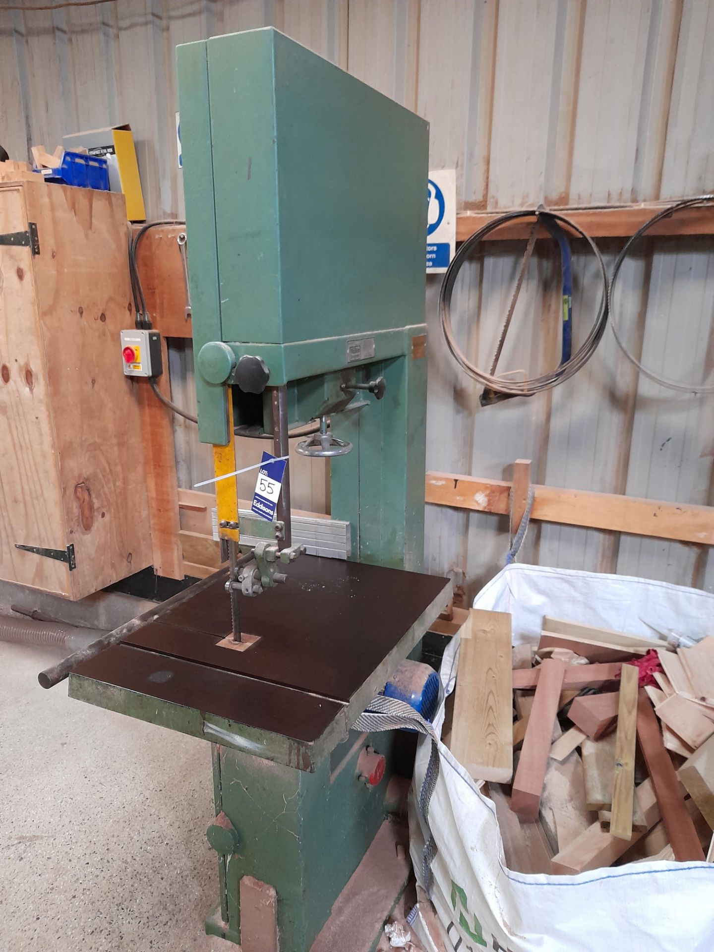 Wadkin CG Bandsaw, Serial Number CG-84429 A Risk A - Bild 3 aus 4