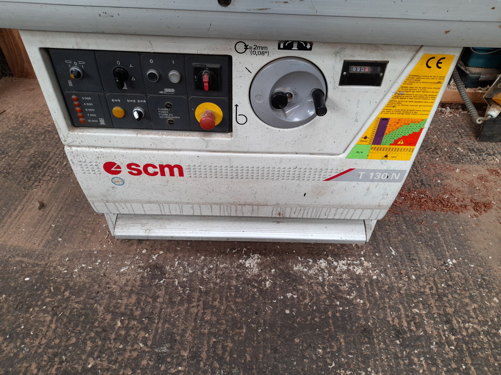 SCM T130N Shaper with STEFF 2034 Powerfeed. SERIAL - Image 2 of 6