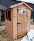 Norfolk Apex Shed – ex display (Please see pictures for full specification. Please note it is the