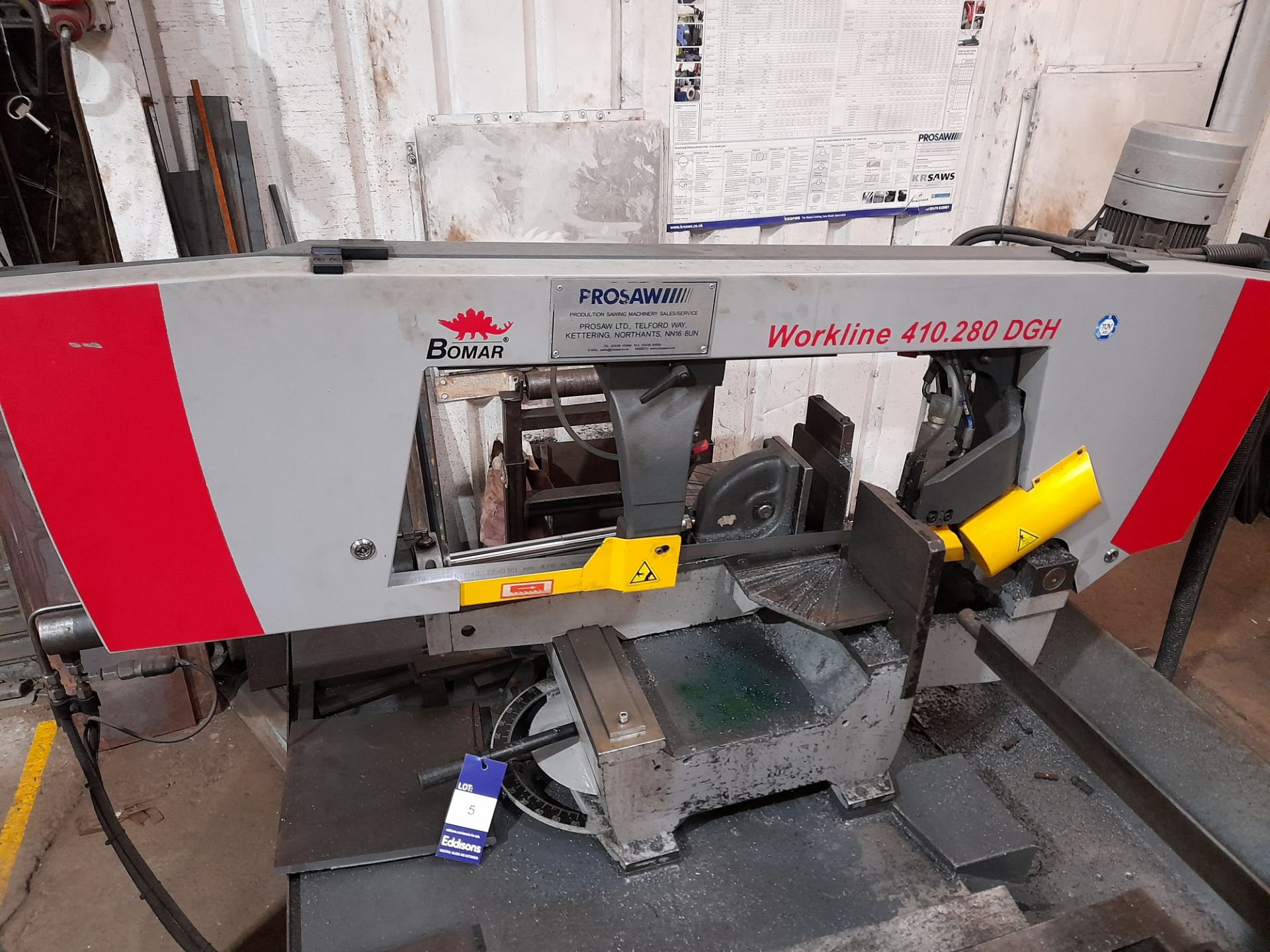 Bomar Workline 410.280 DGH Horizontal Bandsaw w/ro - Image 2 of 6