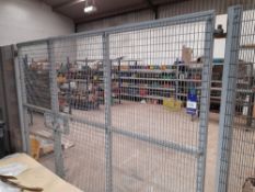 Contents to storage pen, to include 13 x assorted bays of racking, and contents to include large