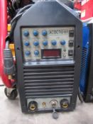 R Tech AC/DCTIG161 Tig Welder with welding torch and foot pedal