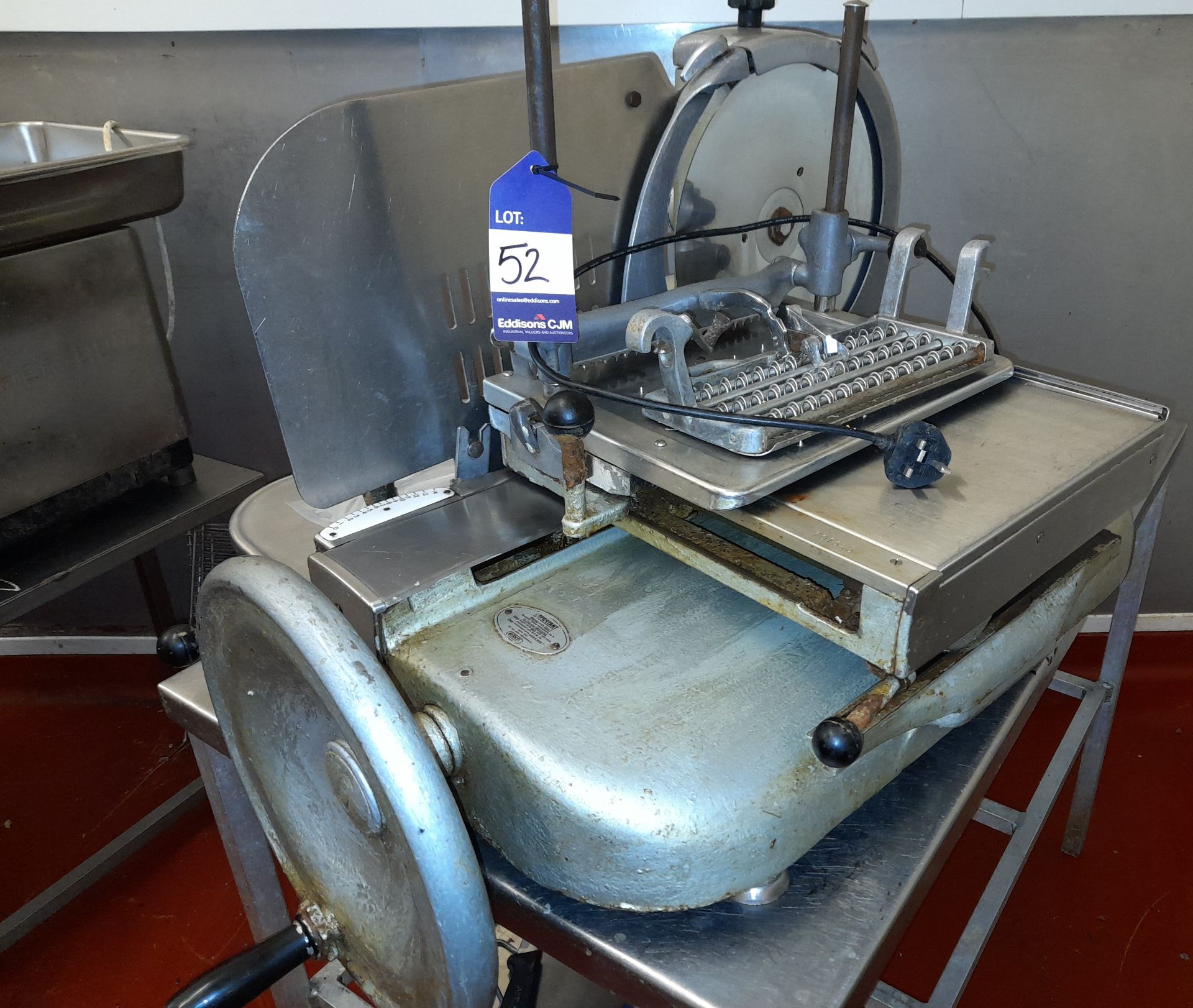 Berkel bacon slicer, Model unknown, 240V