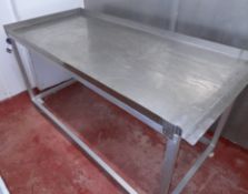 Stainless Steel Inclinable prep table, Approx. 180