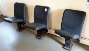 3 x Leather Cinema Seats (bolted to floor)